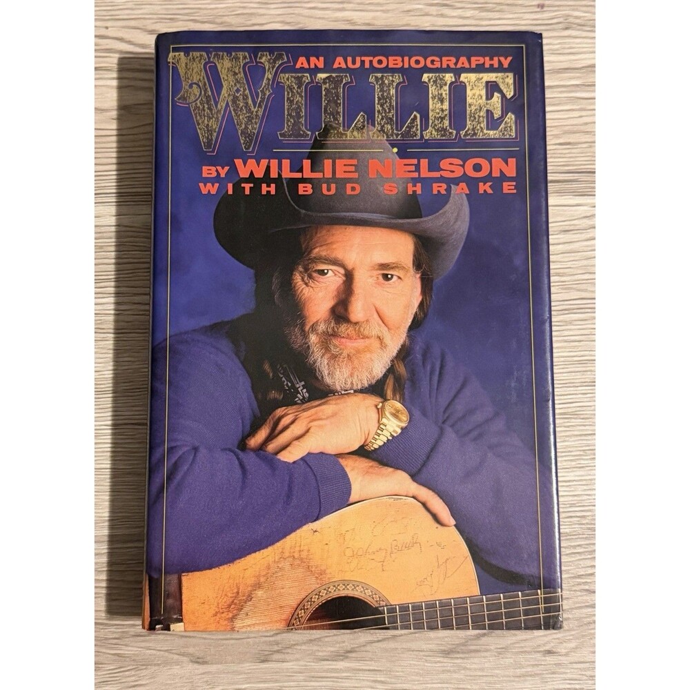 SIGNED! Willie Nelson Autobiography 1988 Hardcover 1st Ed. Willie Nelson Book